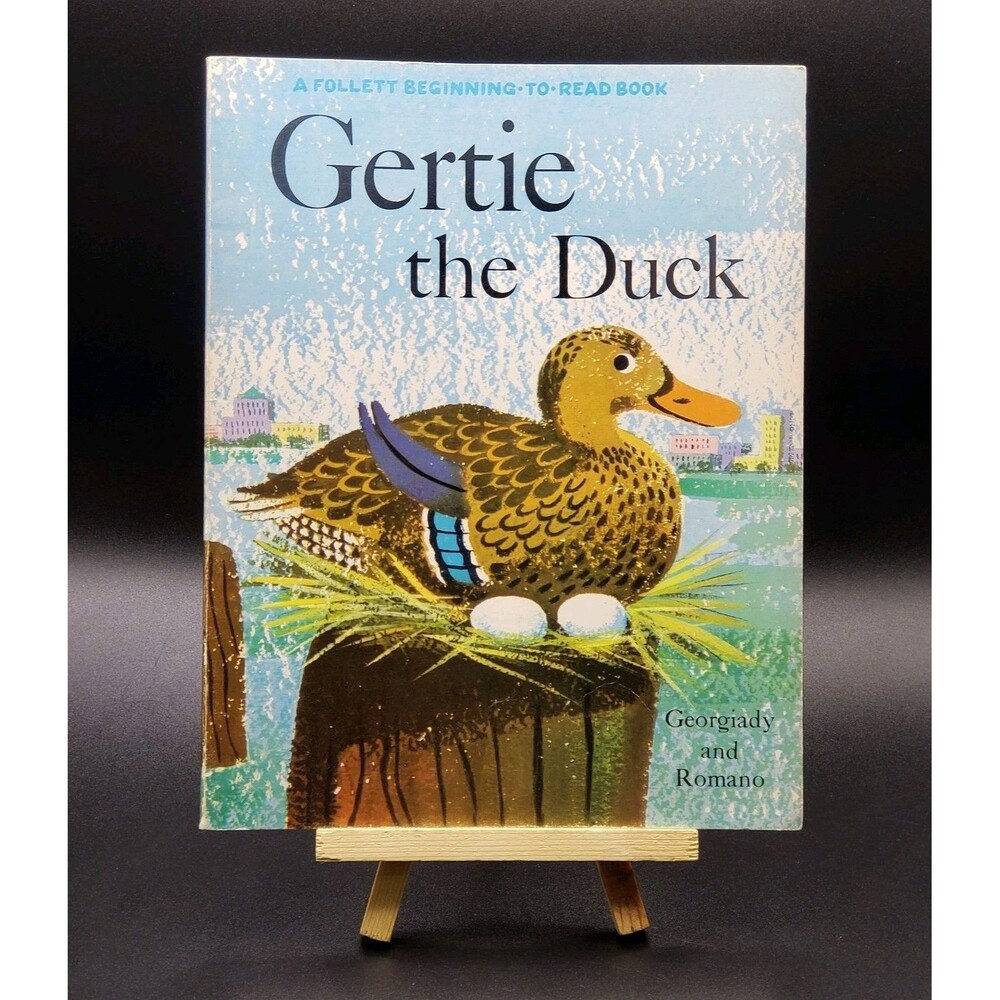 Gertie the Duck Georgiady And Romano 1959 Eighth Printing Follett Kids Beginning